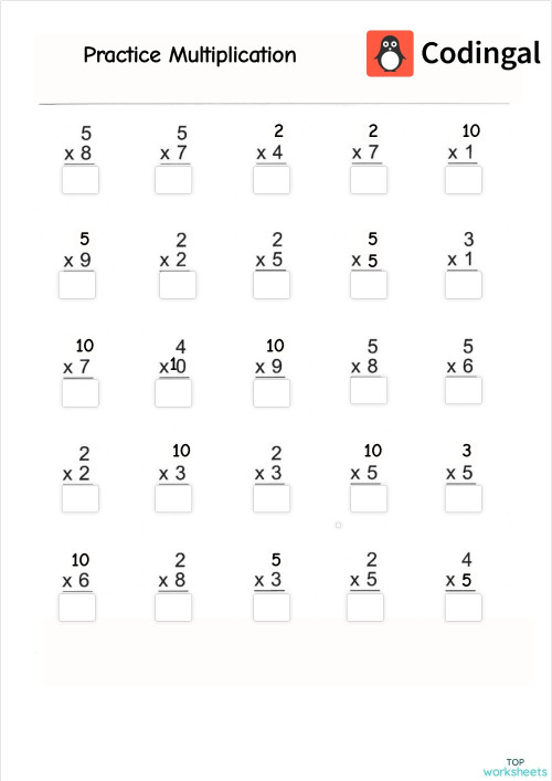 M_G02M10L44_WE02_Multiplication Tables. Interactive worksheet ...
