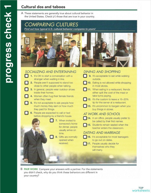 IC305 progress check 01. Interactive worksheet | TopWorksheets