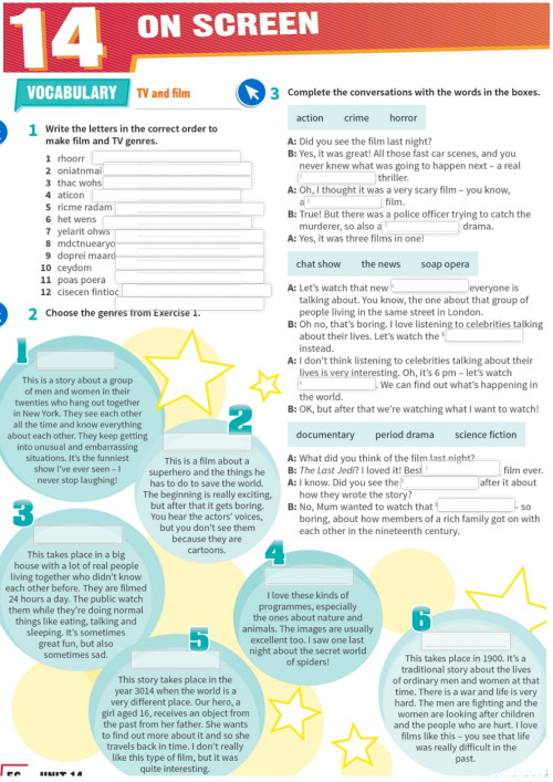 UNIT 14 VOCABULARY PAG 56. Interactive worksheet | TopWorksheets