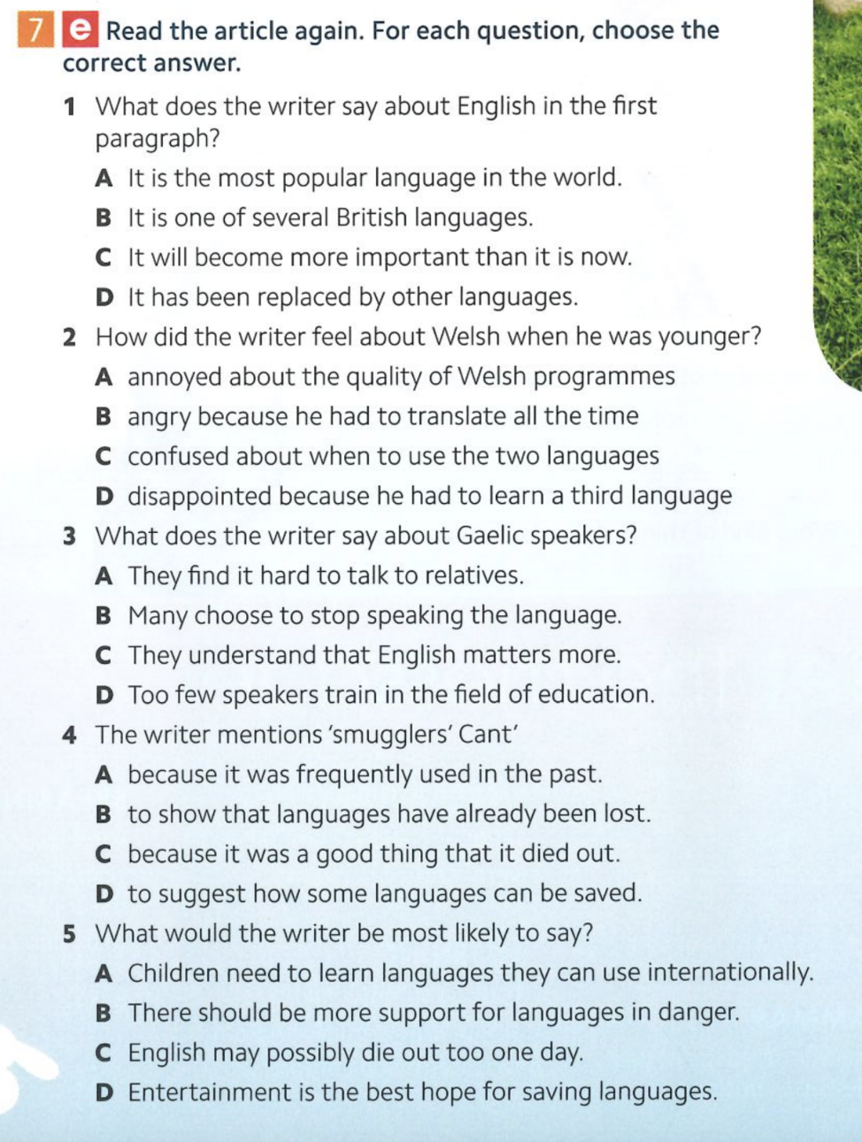 Gold Experience B1 Unit 2 Reading. Interactive worksheet | TopWorksheets