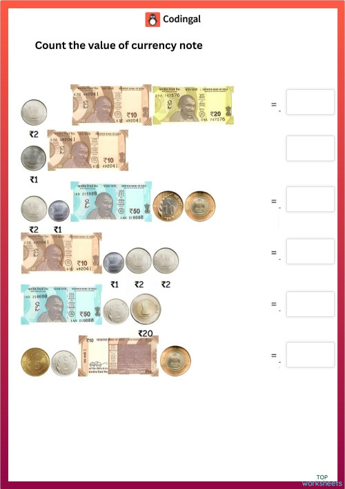 M_G01M16L53_WA01_IN_Introduction_to_Money_3. Interactive worksheet ...