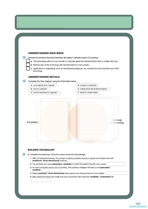 7C : Just press "print". Interactive worksheet | TopWorksheets