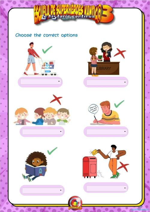 Affirmative negative sentences simple present: interactive worksheets