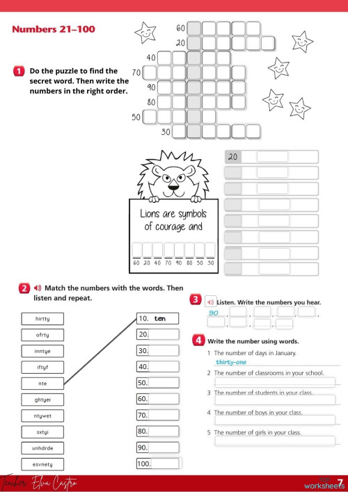 Match the pictures with words. Interactive worksheet | TopWorksheets