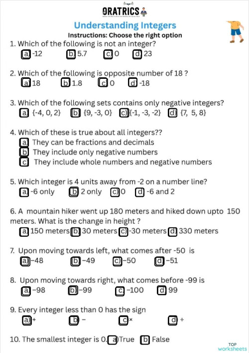 Grade 6 04. Interactive worksheet | TopWorksheets