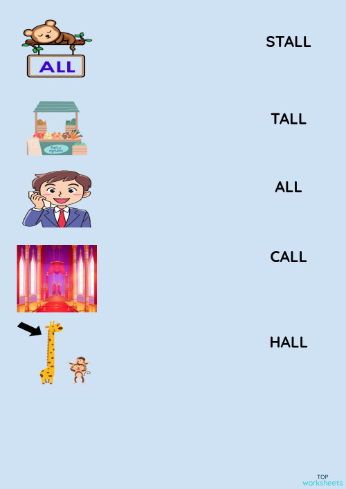 Lesson L10 (Level 1). Interactive worksheet TopWorksheets