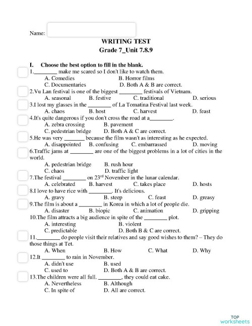 grammar interactive worksheets and online exercises topworksheets