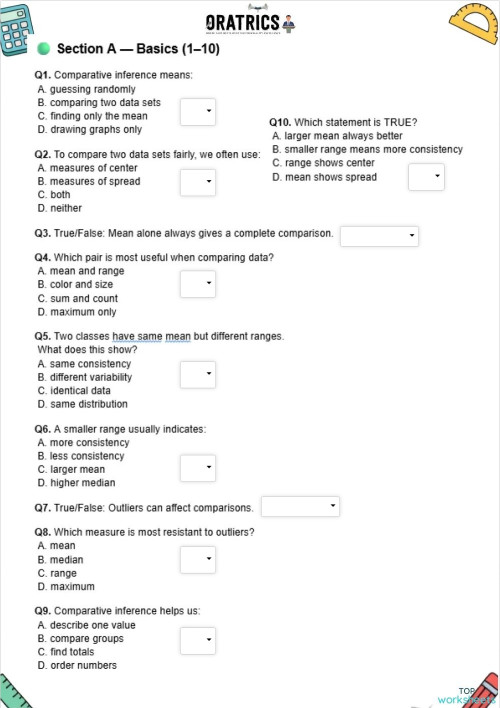 Grade 7 63 1. Interactive worksheet | TopWorksheets