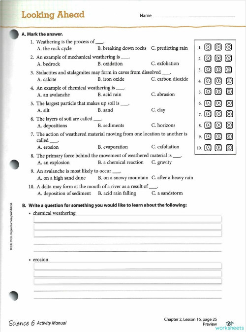 Looking Ahead Pg 21. Interactive worksheet | TopWorksheets