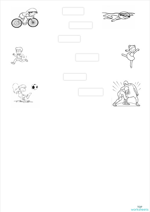 FICHA DE DEPORTES INFANTIL. Ficha interactiva | TopWorksheets