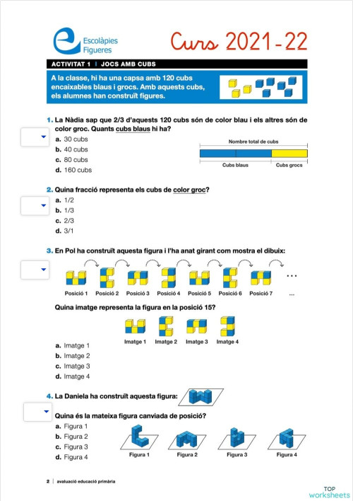 CCBB Mates6 C2122. Fitxa interactiva | TopWorksheets