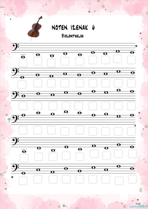 3. Maila TXELOA 6. Fitxa interaktiboa | TopWorksheets