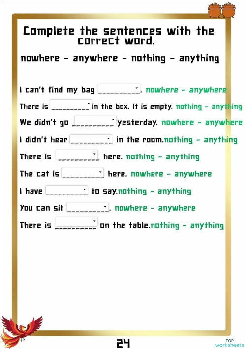 still ......../Not anymore....... HP. Interactive worksheet | TopWorksheets