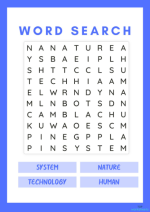 หาคำศัพท์ภาษาอังกฤษ ใบงานเชิงโต้ตอบ | TopWorks…