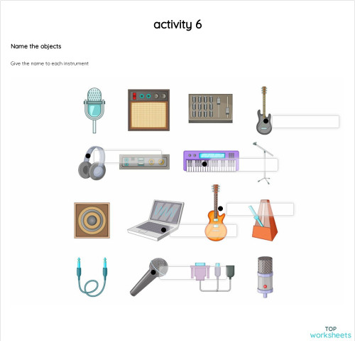 activity 6. Interactive worksheet | TopWorksheets