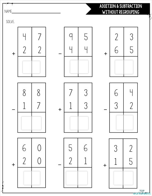 Mixed Math Practice 2. Interactive worksheet | TopWorksheets