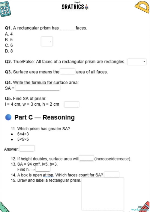 Grade 6 56 2. Interactive worksheet | TopWorksheets