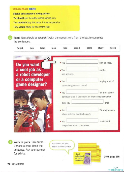 20th class. Interactive worksheet | TopWorksheets