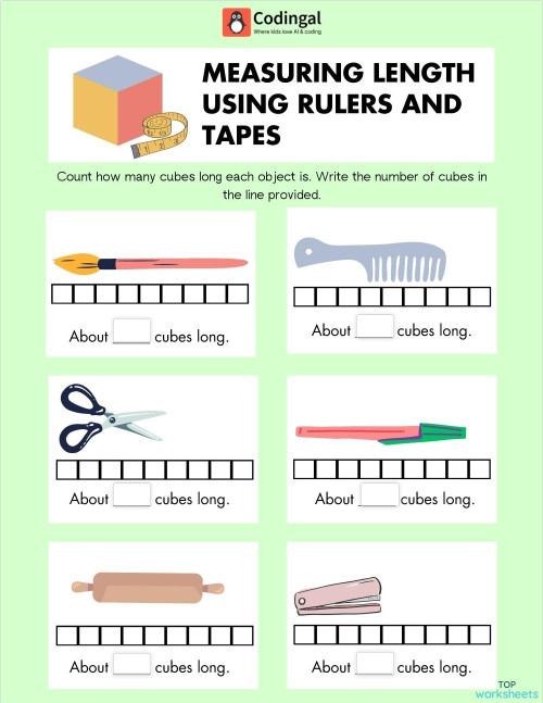 M_G03M23L50_WC03_Measuring Length Using Rulers and Tapes. Interactive ...