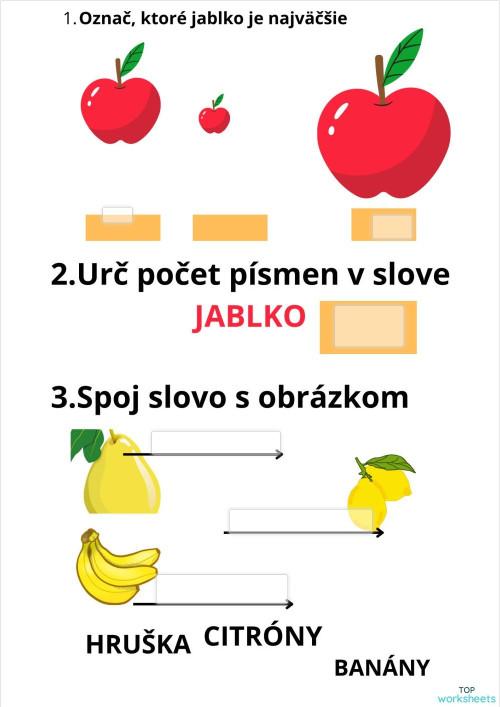Čítanie: interactive worksheets and online exercises | TopWorksheets