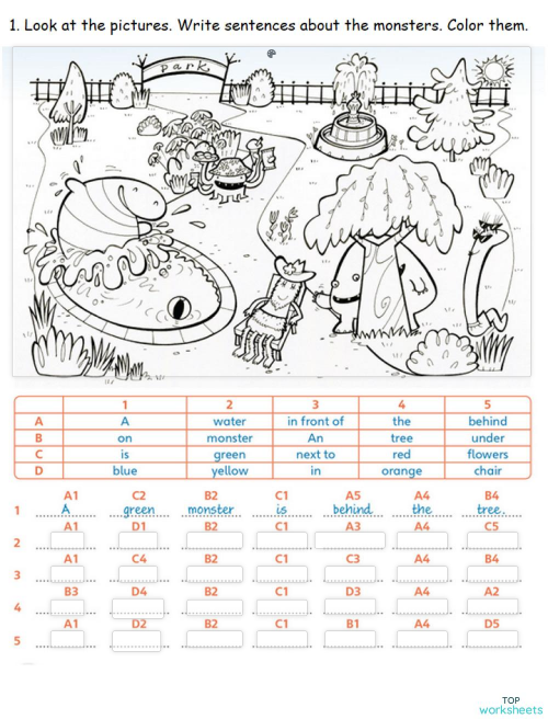 readingthree. Interactive worksheet | TopWorksheets