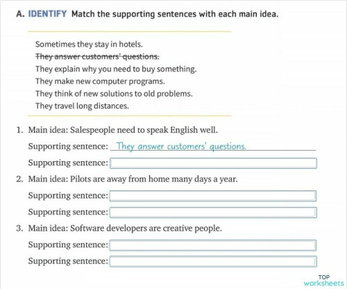 Lesson 2: Scripture Connection. Interactive worksheet | TopWorksheets