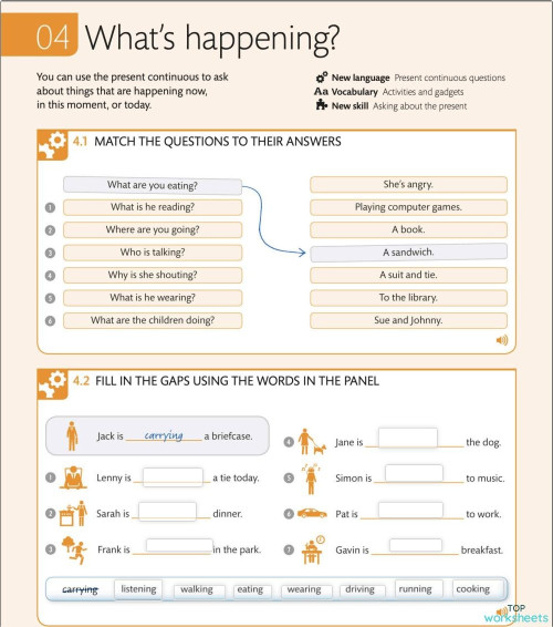 Super Minds 2_ Unit 1. Interactive worksheet | TopWorksheets