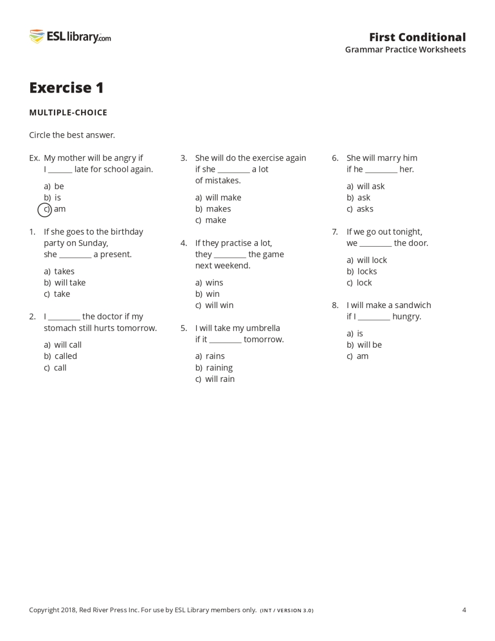 First Conditional - PRACTICE. Interactive worksheet | TopWorksheets