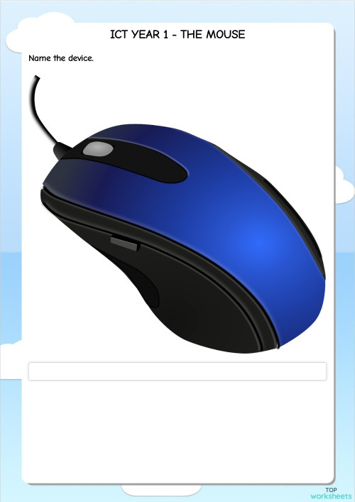 ICT YEAR 1 - THE MOUSE. Interactive worksheet | TopWorksheets