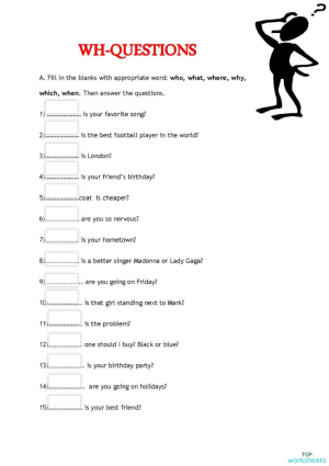 WH - Questions 4 10 (2). Interactive worksheet | TopWorksheets