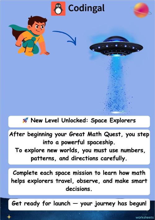 M_G01_T02_The_Space_Explorers. Interactive worksheet | TopWorksheets