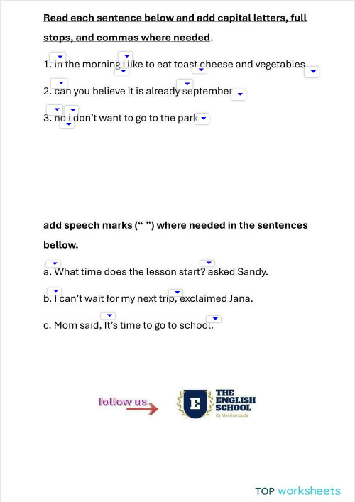 vocabulary. Interactive worksheet | TopWorksheets