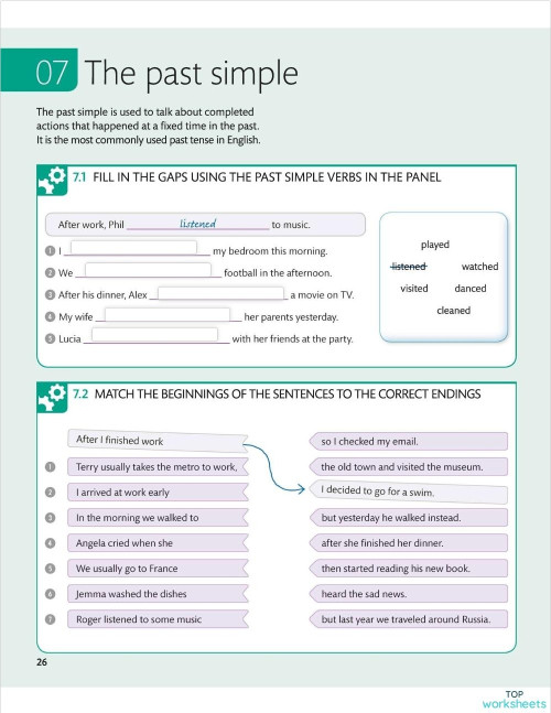 AEF1_7B_GRAM_HW. Interactive worksheet | TopWorksheets
