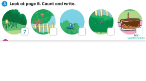 Count and write. Interactive worksheet | TopWorksheets