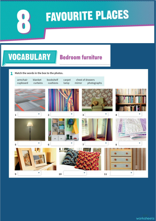 UNIT 8 WB VOCABULARY PAGE 36. Interactive worksheet | TopWorksheets