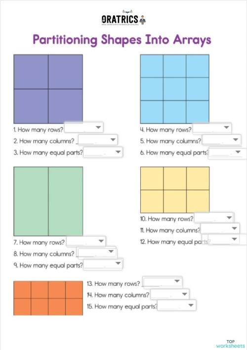 Trace the cube HH. Interactive worksheet | TopWorksheets
