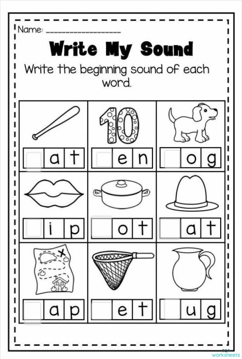 write write. Interactive worksheet | TopWorksheets