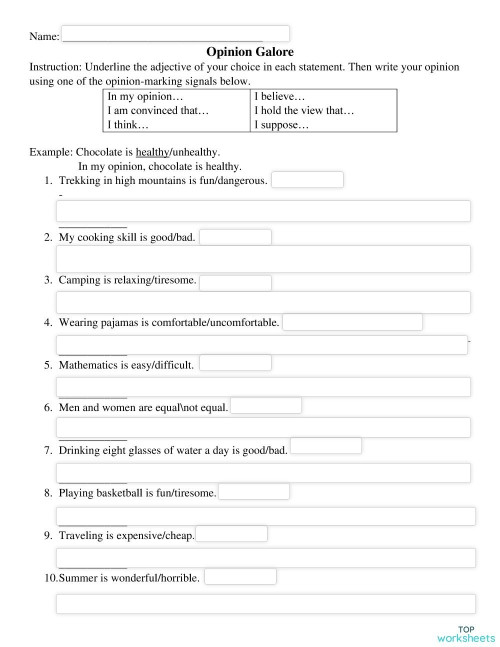 Grade 8: interactive worksheets and online exercises | TopWorksheets