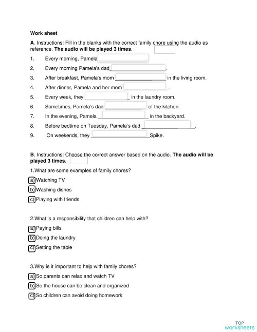Present Simple Daily Routine Interactive Worksheet Topworksheets