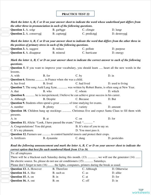 test (22)/22. Interactive worksheet | TopWorksheets