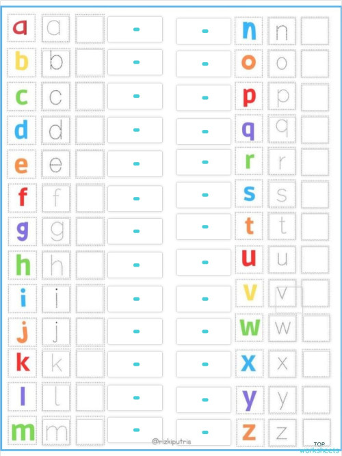 Letters: interactive worksheets and online exercises | TopWorksheets