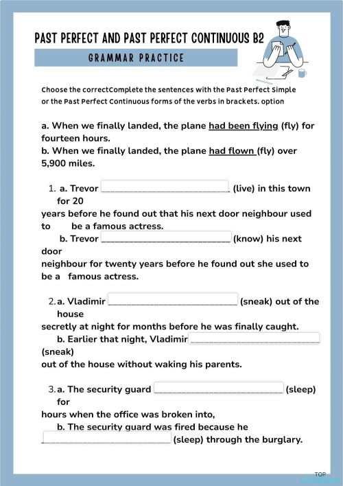 Grammar: interactive worksheets and online exercises | TopWorksheets