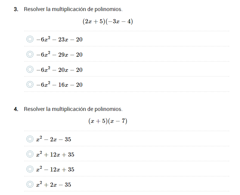 Multiplicación de polinomios. Ficha interactiva | TopWorksheets