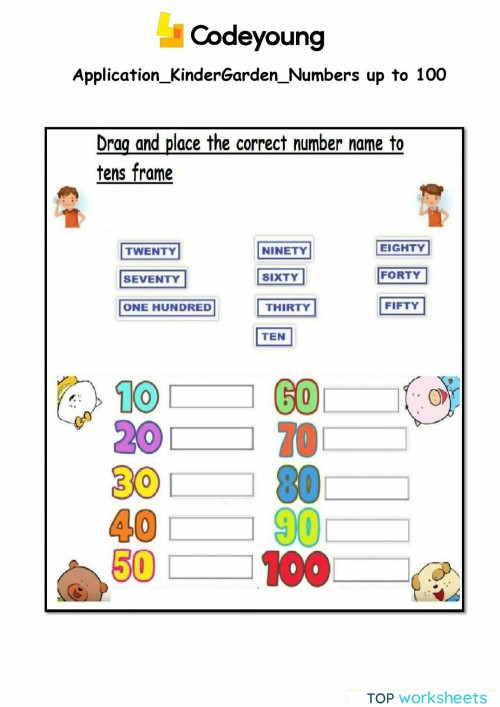 number-names-up-to-100-interactive-interactive-worksheet-topworksheets