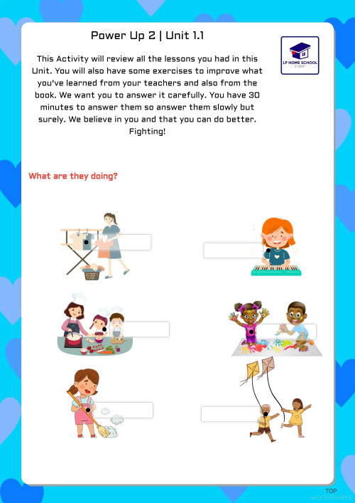 Power Up 2 | Unit 1.1. Interactive worksheet | TopWorksheets