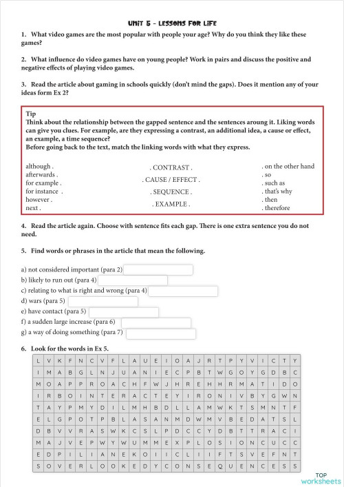 Periodic Sentence Examples With Answers