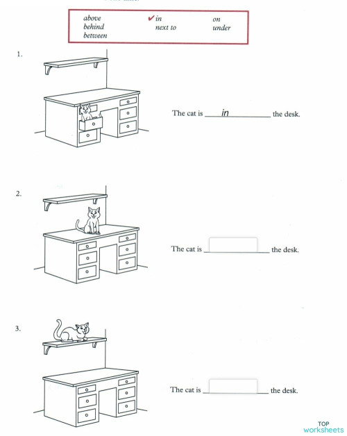 Prepositions 2 Interactive Worksheet Topworksheets