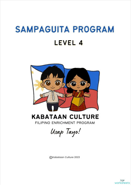 Sampaguita Program Level 4. Interaktibong worksheet | TopWorksheets