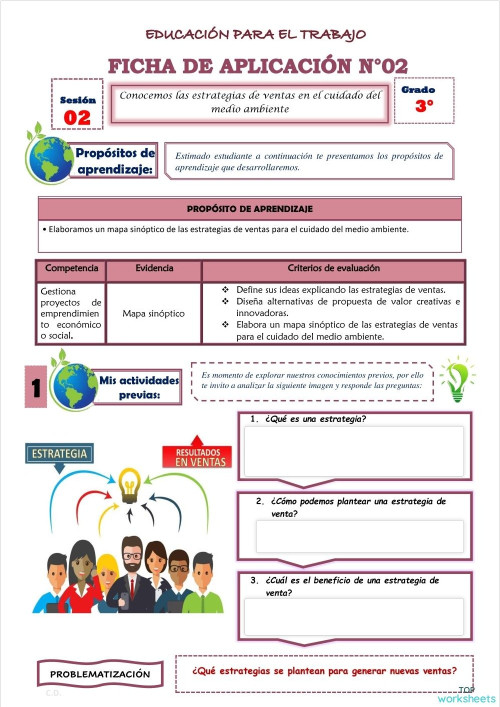 COMOCEMOS LAS ESTRATEGIAS DE VENTAS EN EL CUIDADO DEL MEDIÓ AMBIENTE ...