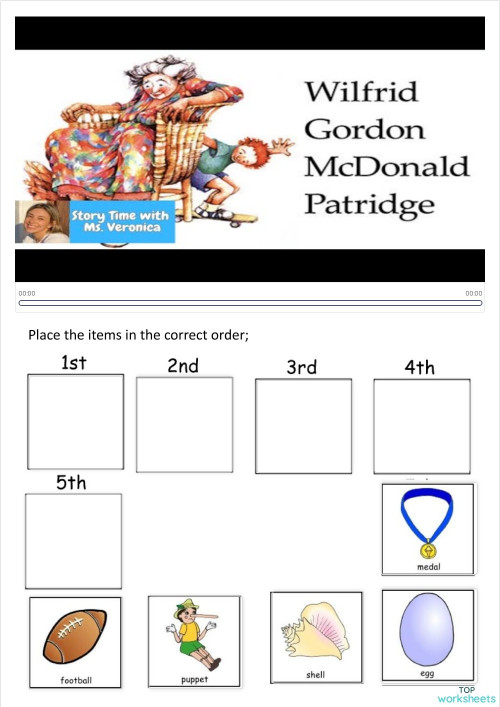 WilfridGordon McDonald Partridge. Interactive worksheet | TopWorksheets